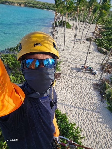 Intervention sur la réserve de Petite Terre